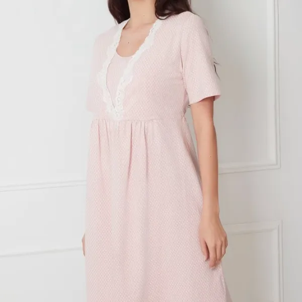 Ночная рубашка для женщин Ajure T4100 S/ Pink photo 3