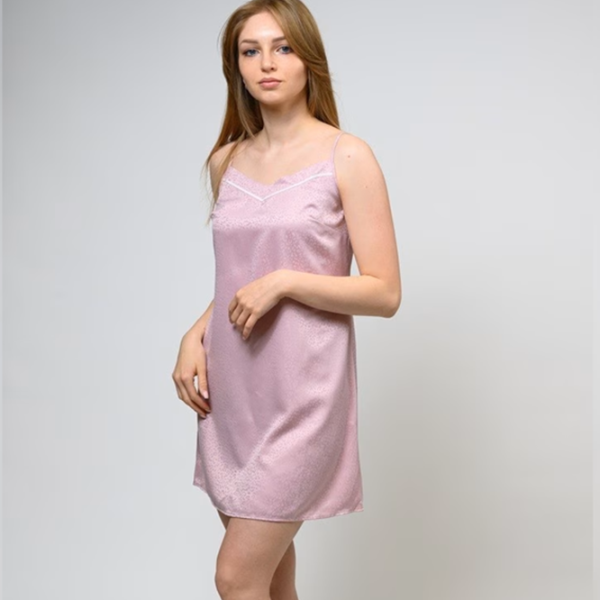 Cămașă de noapte pentru femei Ajure M4200 S/ Powder pink photo 3