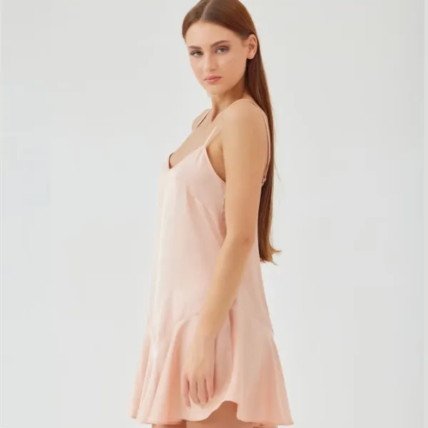 Cămașă de noapte pentru femei Ajure M4207 M/ Powder pink photo 3