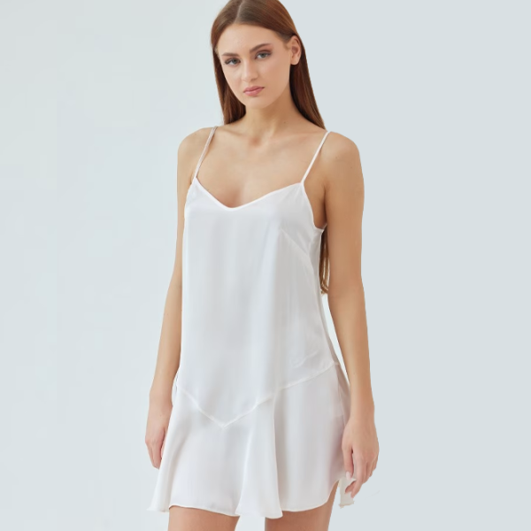 Cămașă de noapte pentru femei Ajure M4207 S/ White photo 3