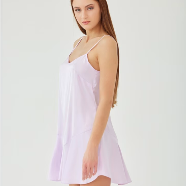 Cămașă de noapte pentru femei Ajure M4207 L/ Pastel Purple photo 3