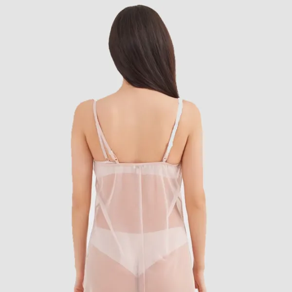 Cămașă de noapte pentru femei Ajure P4202 M/ Powder pink photo 2