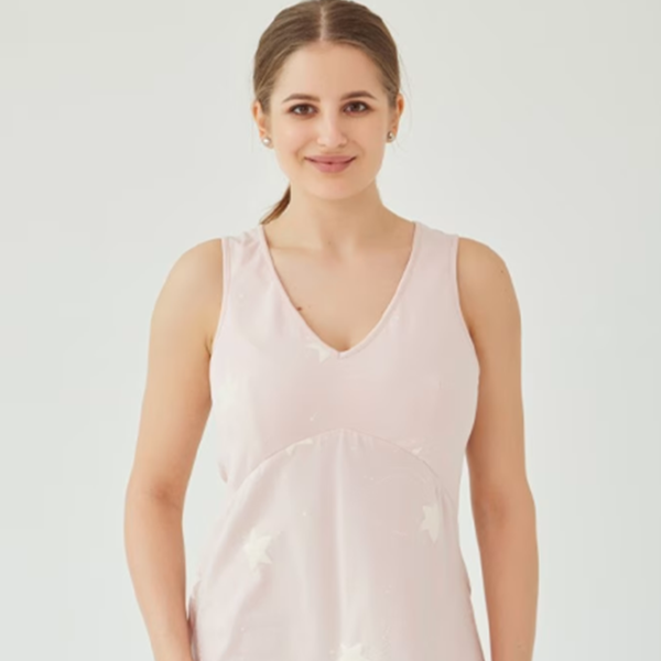 Ночная рубашка для женщин Ajure T4205 M/ Powder pink photo 2