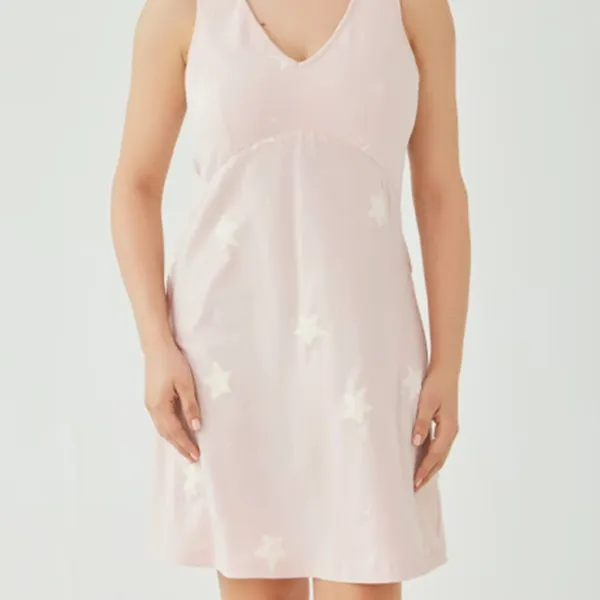 Ночная рубашка для женщин Ajure T4205 M/ Powder pink photo 3
