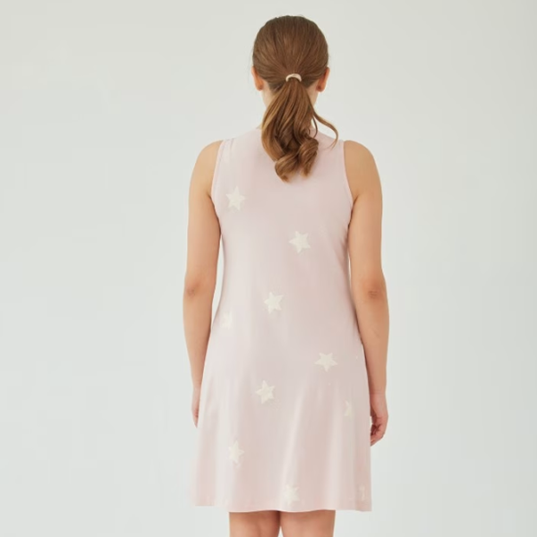 Ночная рубашка для женщин Ajure T4205 M/ Powder pink photo 4