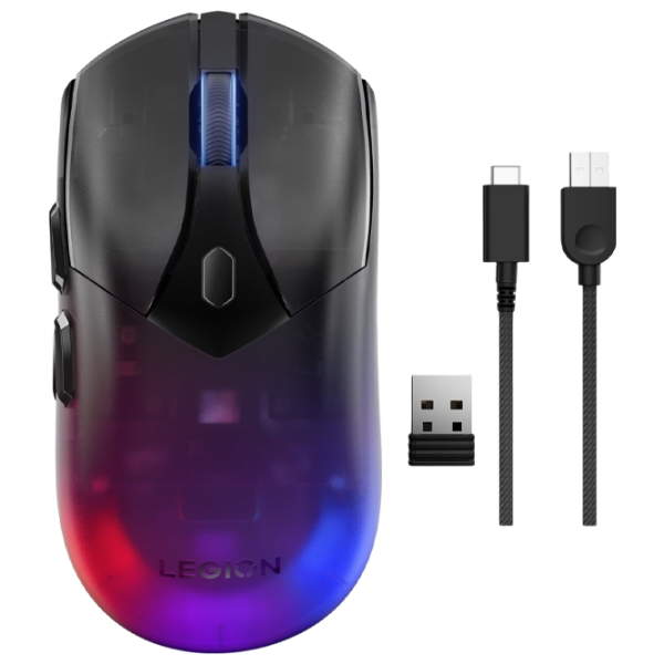 Mouse Lenovo M410 RGB USB/ Black photo 8