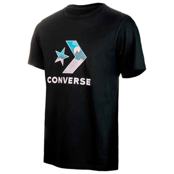 Футболка для мужчин Converse Star Chev Fill Landscape Tee 100% хлопок/ Black photo 1 Футболка для мужчин Converse Star Chev Fill Landscape Tee 100% хлопок/ Black photo 1