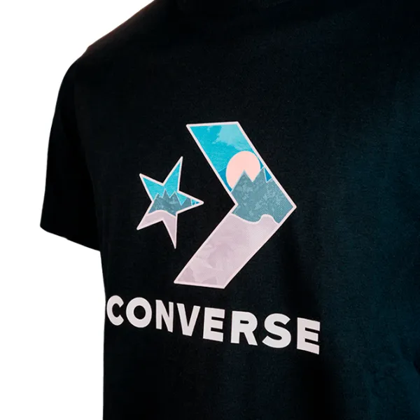 Футболка для мужчин Converse Star Chev Fill Landscape Tee 100% хлопок/ Black photo 2 Футболка для мужчин Converse Star Chev Fill Landscape Tee 100% хлопок/ Black photo 2