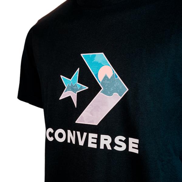 Футболка для мужчин Converse Star Chev Fill Landscape Tee 100% хлопок/ Black photo 2 Футболка для мужчин Converse Star Chev Fill Landscape Tee 100% хлопок/ Black photo 2