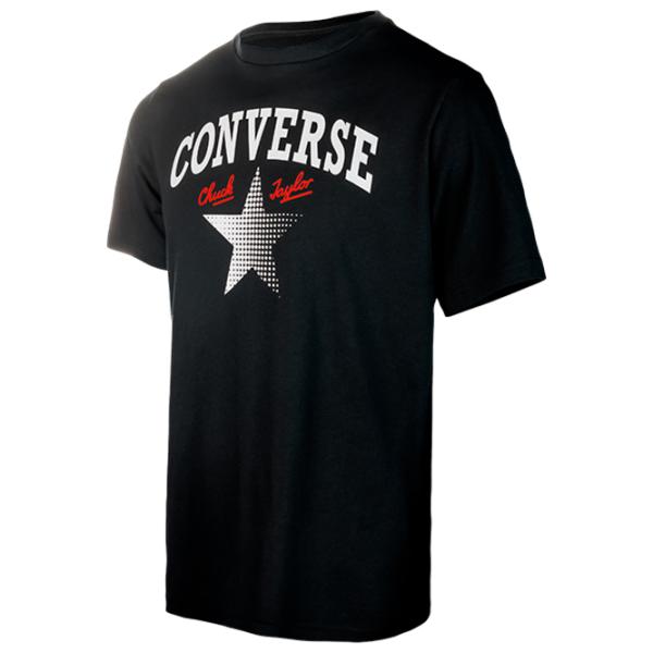 Tricou pentru bărbați Converse Star Chev Fill Landscape Tee 100% bumbac/ Black photo 1 Tricou pentru bărbați Converse Star Chev Fill Landscape Tee 100% bumbac/ Black photo 1