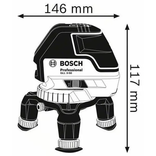 Nivelă lazer Bosch GLL 3-50 Linear/ Acumulator photo 3