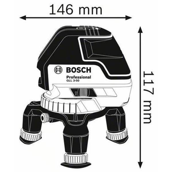 Nivelă lazer Bosch GLL 3-50 Linear/ Acumulator photo 3