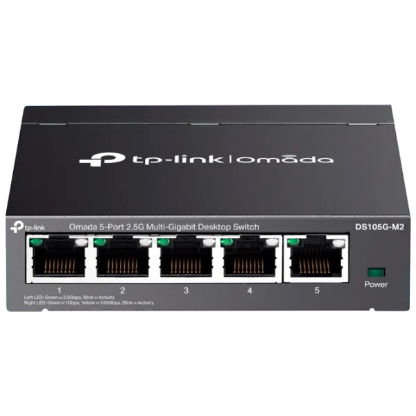 Desktop Switch TP-Link DS105G-M2 Black photo 1