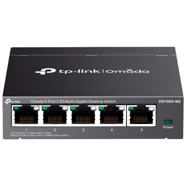 Desktop Switch TP-Link DS105G-M2 Black photo 1