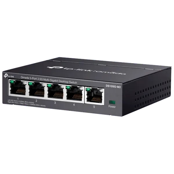 Desktop Switch TP-Link DS105G-M2 Black photo 2