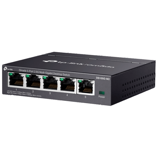 Desktop Switch TP-Link DS105G-M2 Black photo 2
