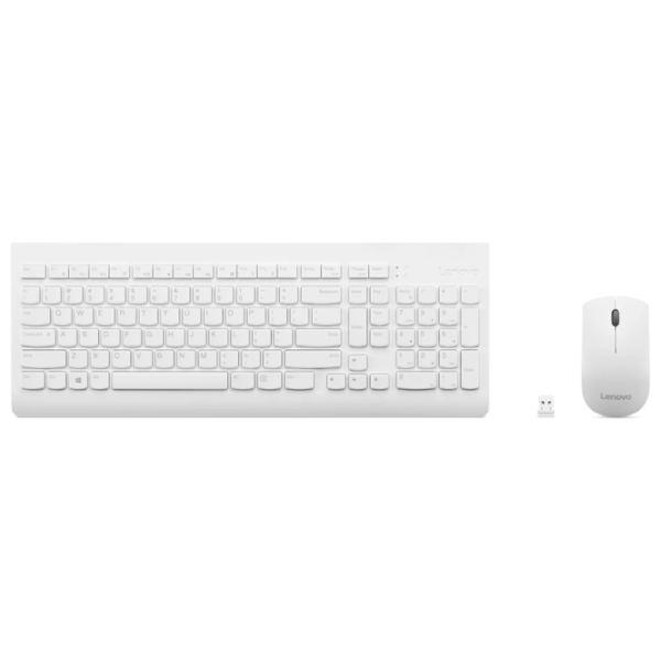 Tastatura & Mouse Lenovo 510 Wireless Fără fir/ White photo 1