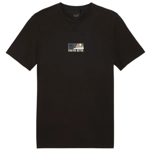 Футболка для мужчин Puma Better Sportswear Tee 100% хлопок/ Black photo 1