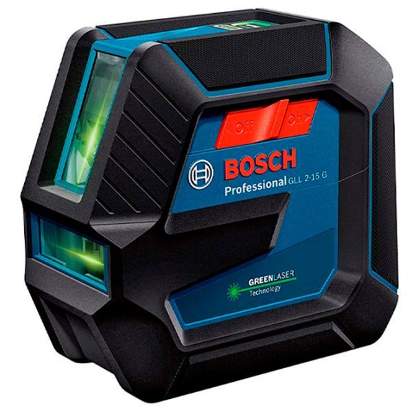 Лазерный нивелир Bosch GLL 2-15 G Линейный/ Аккумулятор photo 1