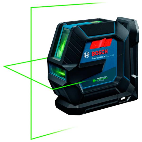 Лазерный нивелир Bosch GLL 2-15 G Линейный/ Аккумулятор photo 3