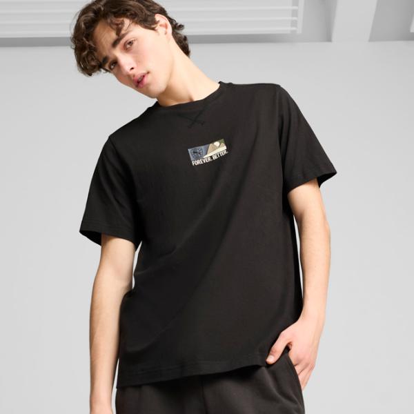 Футболка для мужчин Puma Better Sportswear Tee 100% хлопок/ Black photo 2