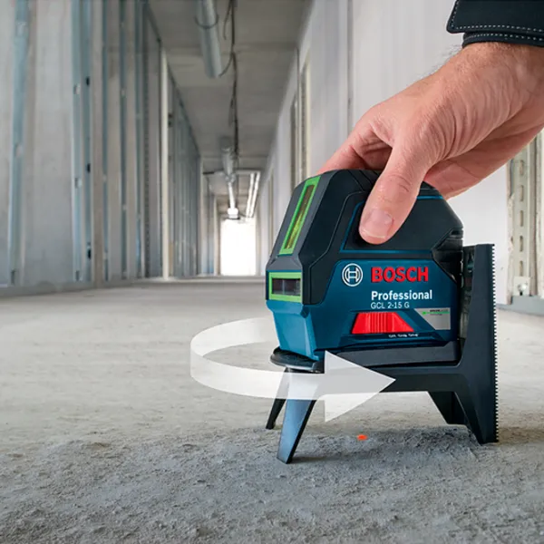 Nivelă lazer Bosch GCL2-15G Linear/ Acumulator photo 6