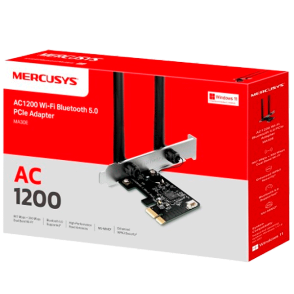 Сетевой адаптер Mercusys MA30E Black photo 2