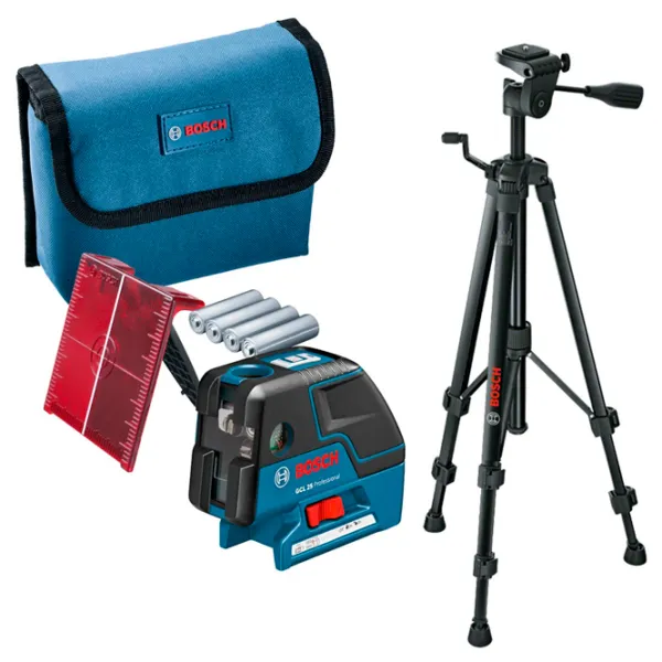 Nivelă lazer Bosch GCL 25 + BT150 Linear/ Acumulator photo 3
