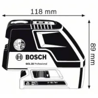 Nivelă lazer Bosch GCL 25 + BT150 Linear/ Acumulator photo 6
