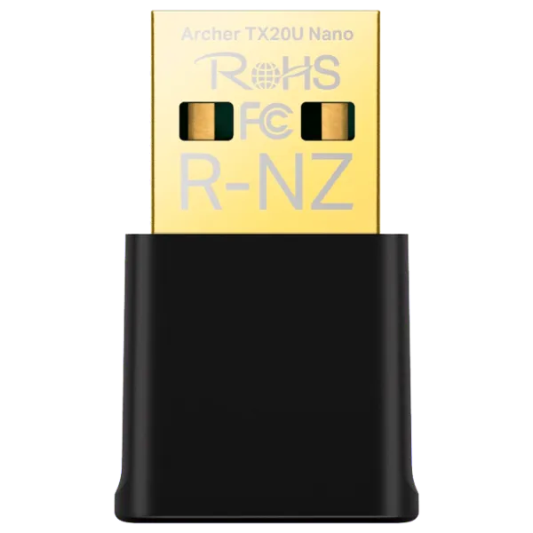 Adaptor de rețea TP-Link Archer TX20U Nano Black photo 1