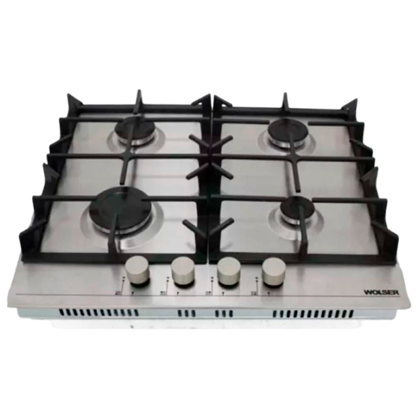 Газовая варочная панель Wolser WL-64G Стеклокерамика/ White photo 1