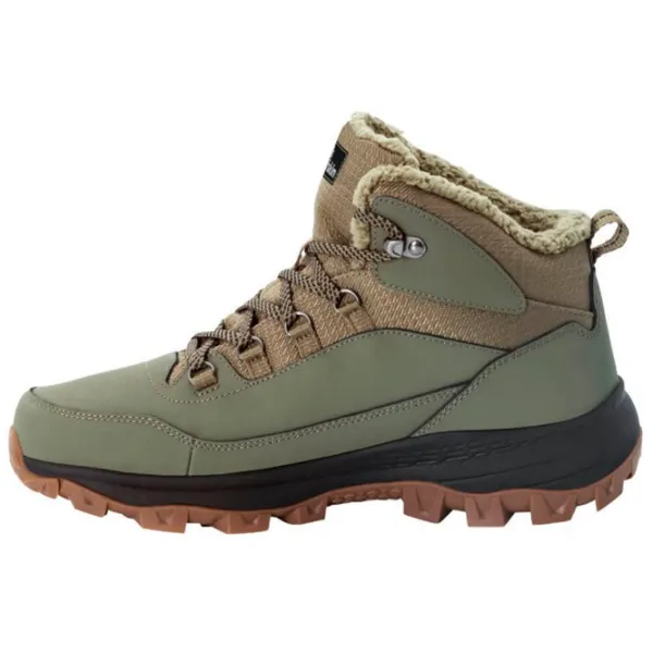 Botine pentru bărbați Jack Wolfskin Everquest Texapore Mid M 47/ Darkolivegreen photo 3