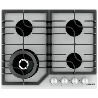 Газовая варочная панель Wolser WL-F 6402 GT IC Закаленное стекло/ White