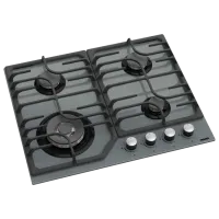 Газовая варочная панель Wolser WL-F 6402 GT IC Закаленное стекло/ Серый