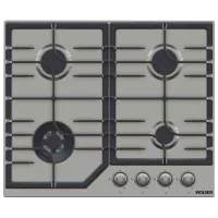 Plită încorporabilă pe gaz Wolser WL-F 6402 GT IC Sticlă călită/ Inox