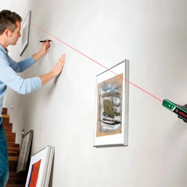 Лазерный нивелир Bosch PLL1P Аккумулятор photo 2