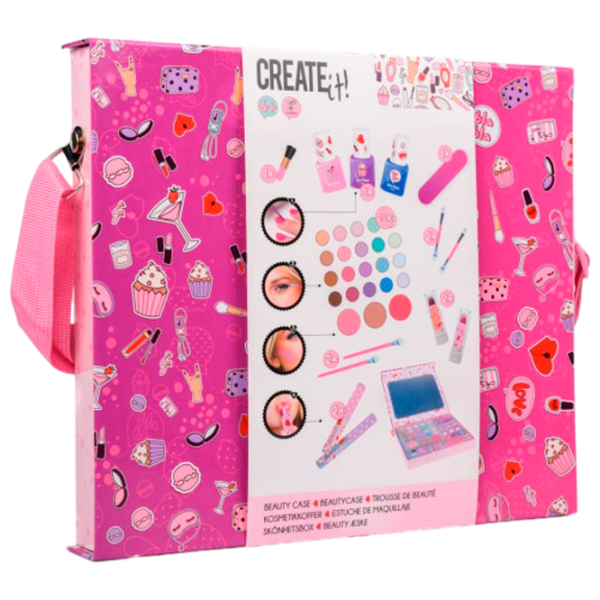 Set de creație Create it Make-Up Beauty Case 84516 6+/ Multicolor Pink photo 1