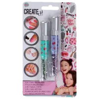 Set de creație Create it 3-In-1 Nail Design Pen 84100 6+/ Multicolor Pink