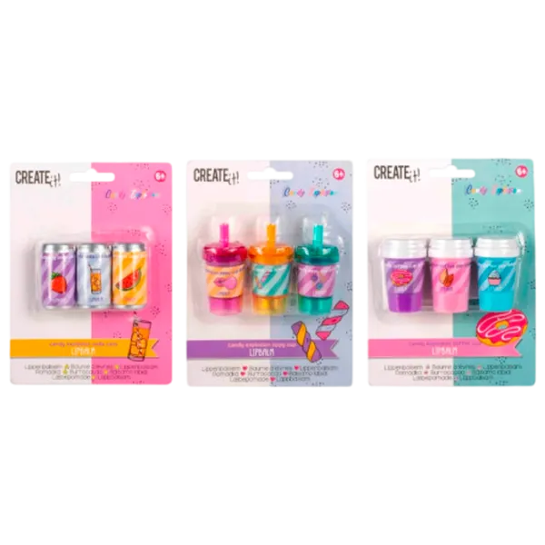 Set de creație Create it Lip Balsam Candy Explosion 84805 6+/ Multicolor Multicolor photo 1