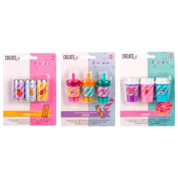 Set de creație Create it Lip Balsam Candy Explosion 84805 6+/ Multicolor Multicolor photo 1