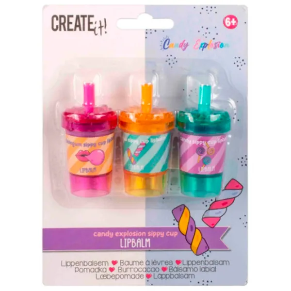 Set de creație Create it Lip Balsam Candy Explosion 84805 6+/ Multicolor Multicolor photo 2
