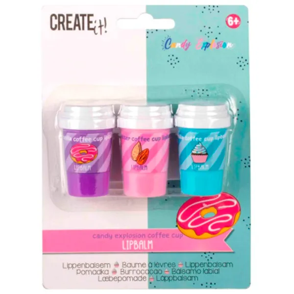 Set de creație Create it Lip Balsam Candy Explosion 84805 6+/ Multicolor Multicolor photo 4