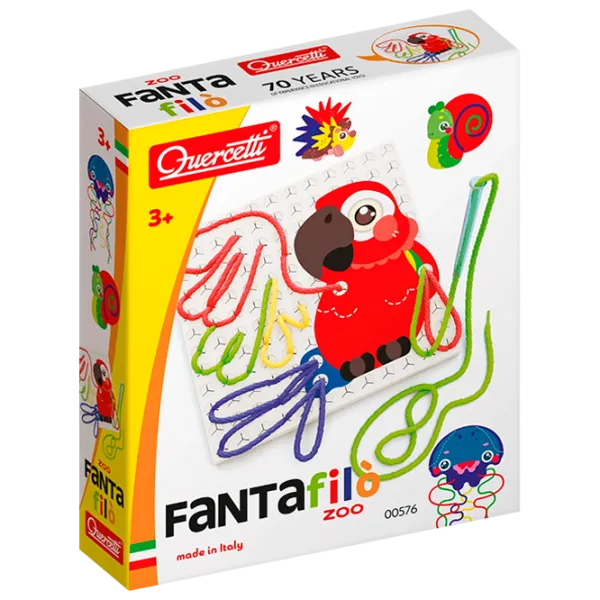 Креативный набор Quercetti Fantafilo Zoo 8007905005767 3+/ Разноцветный Разноцветный photo 1