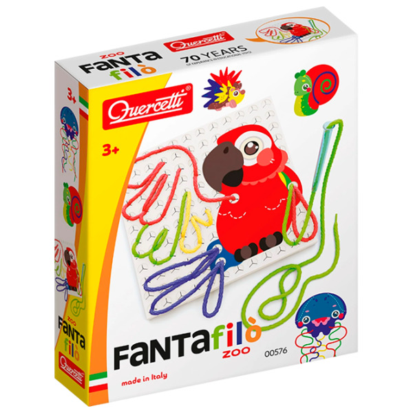 Креативный набор Quercetti Fantafilo Zoo 8007905005767 3+/ Разноцветный Разноцветный photo 1