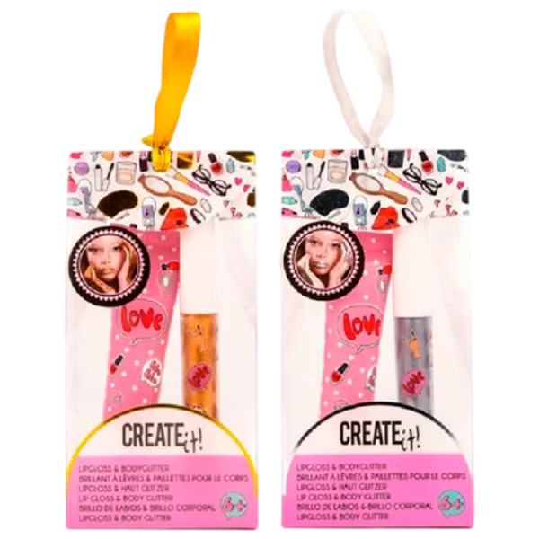 Set de creație Create it Lip Gloss Love 84142 6+/ Multicolor Multicolor photo 1