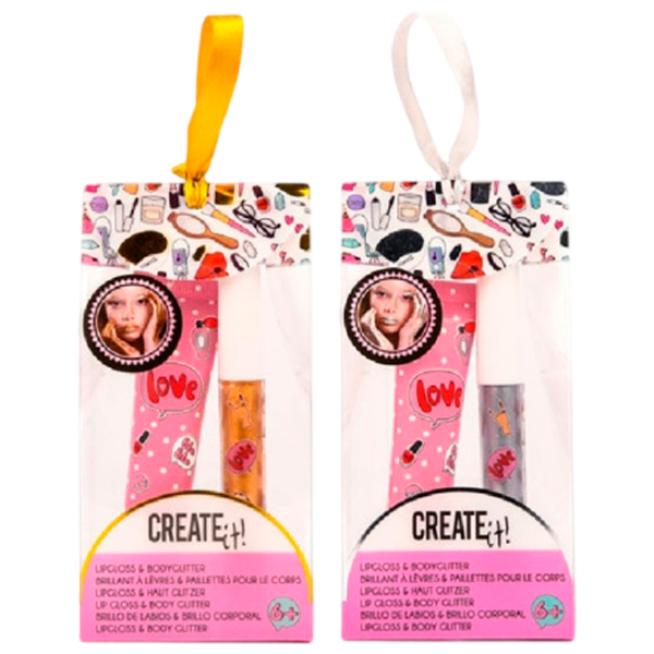 Set de creație Create it Lip Gloss Love 84142 6+/ Multicolor Multicolor photo 1