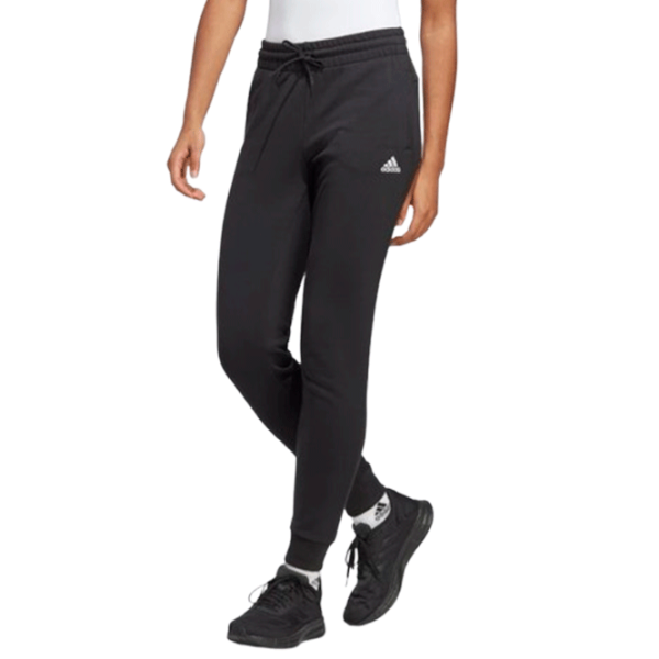Спортивные брюки для женщин Adidas Essentials Linear French Terry Cuffed Joggers L/ Black photo 3 Спортивные брюки для женщин Adidas Essentials Linear French Terry Cuffed Joggers L/ Black photo 3