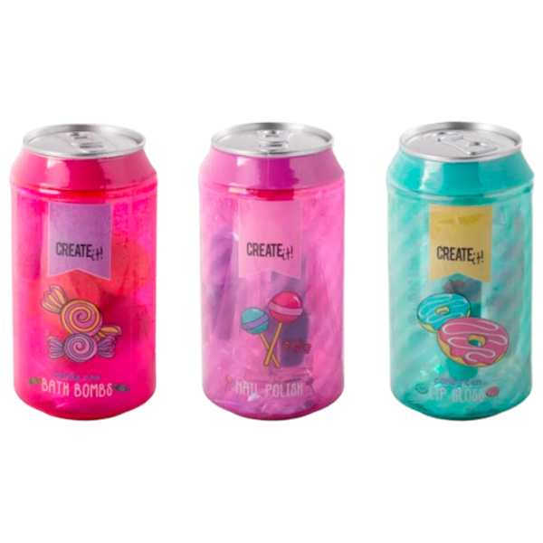Set de creație Create it Candy Can Set de cosmetică în borcan 84815 6+/ Multicolor Multicolor photo 1