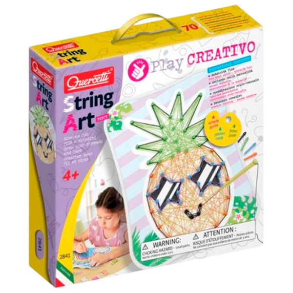 Креативный набор Quercetti Play Creativo String Art 8007905028414 4+/ Разноцветный Разноцветный photo 1