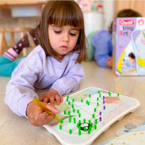 Креативный набор Quercetti Play Creativo String Art 8007905028414 4+/ Разноцветный Разноцветный photo 4